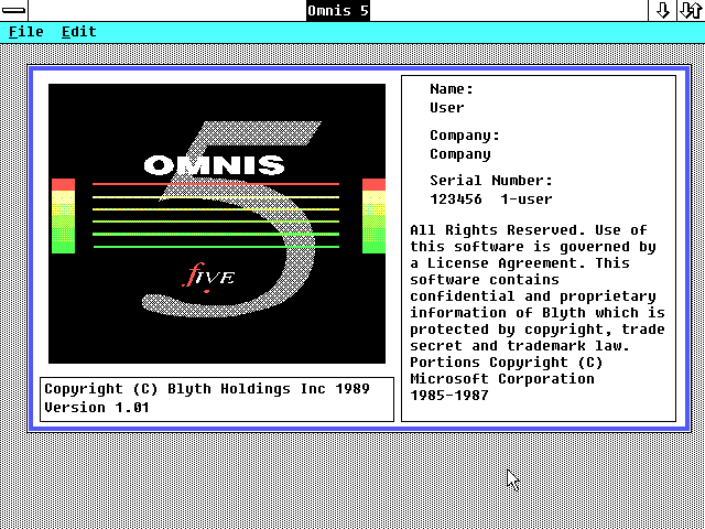 Omnis 5 - Splash